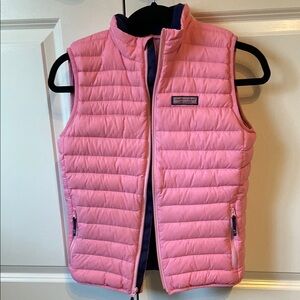 Vineyard Vines Pink Puffer Vest